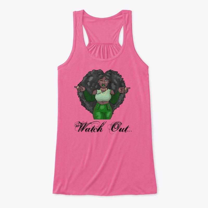 Black Women Natural Hair Tank Tops!