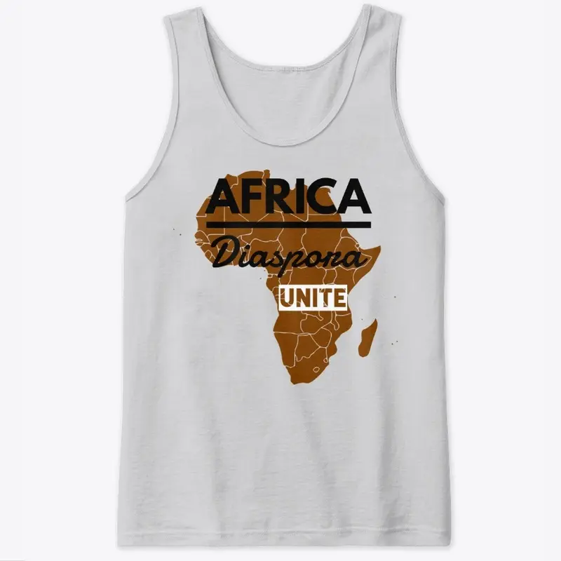 African Diaspora White Tanktops